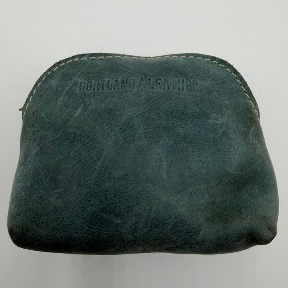 Portland Boot Company Handbags - Portland Leather Company Coin Purse Bag Teal Small MermaidCore Vacation Coastal